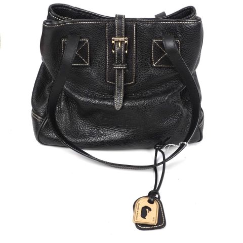 Sac en cuir grainé noir Dooney & Bourke avec dustbag, bon état