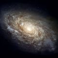 NASA. HUBBLE. Magnifique galaxie spirale dite "cotoneuse"