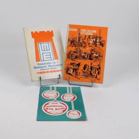 Centenaire de l'Harmonie Municipale d'Esch-sur-Alzette : brochures et événements musicaux