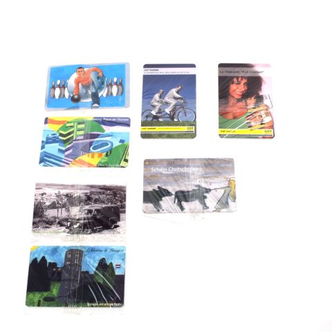 Collection complète de cartes téléphoniques 2008, sous blisters, état neuf
