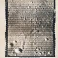 NASA photographic map of the Moon: Vintage silver print, 1967