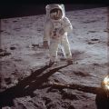 Rare photograph of Buzz Aldrin on the Moon, Apollo 11 Mission, 1969