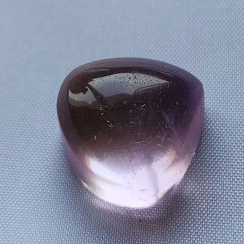 Ametrine cabochon poire de 17.850 Ct certifié GLI, couleur lilas