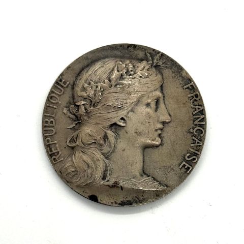 Médaille du Ministre de la Marine, buste de Marianne, argent, Daniel Dupuis
