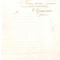 Lettre autographe du Gouverneur Weimar sur la jeunesse milicienne de Diekirch, 1819