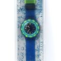 SWATCH SDN 100 : Modèle de la série SCUBA 200 "BLUE MOON"
