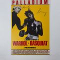 Affiche d'exposition A. Warhol & J-M Basquiat, 1985, Galerie Tony Shafrazi