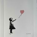 Sérigraphie numérotée de Banksy : Girl with Pink Balloon, édition certifiée 87/150