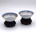 Paire de bols en porcelaine Chinoise de la collection Castiau