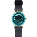 SWATCH GK 103 : 1987 collection, "TURQUOISE BAY" model