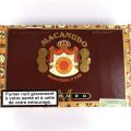17 cigares Diplomat Maduro en boîte bois, origine République Dominicaine, sec au toucher