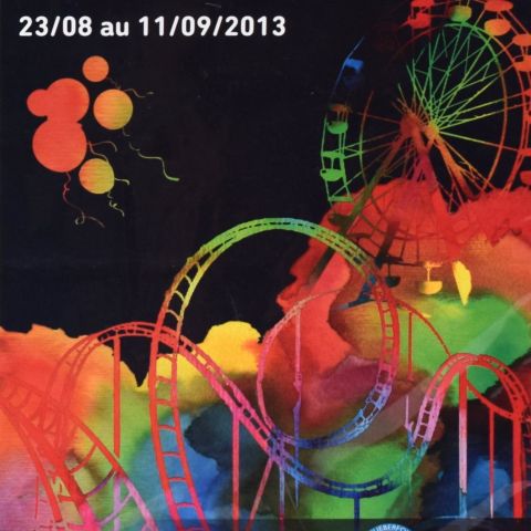Affichette de la "Schueberfouer 2013" : Souvenir de la plus grande foire luxembourgeoise