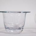 Ensemble de 3 pièces en cristal : vases et moutardier, élégance raffinée