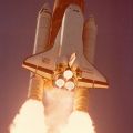 NASA. Liftoff of the Space Shuttle Discovery on January 24, 1985