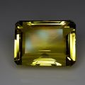Natural Lemon Quartz 30.55 Ct from Brazil, Vivid Yellow Color, GFCO Swiss Certificate