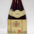 CHAMBOLLE-MUSIGNY : Domaine d'Alain HUDELOT-NOELLAT, 1984, Red, label removed, good level