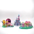 Polly Pocket Set: Schloss, Rutsche, Riesenrad und Boutique in gutem Zustand