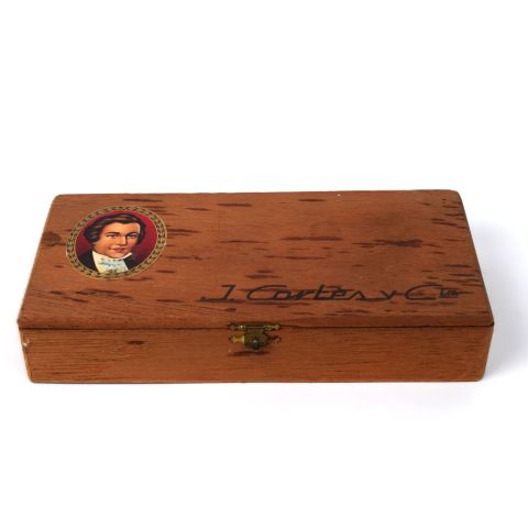 Collection de cigares Albert Cuyp des années 60/70 dans boîte en bois