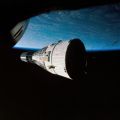 (NASA. GRAND FORMAT. GEMINI-7) Vue historique du vaisseau spatial