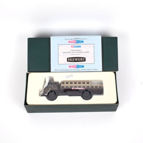 Camion Bedford TK avec caisses, Corgi Réf#23202, bon état, dans sa boîte