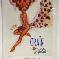 Calendrier "Grain d'Folie" 1998 : Femmes illustrées par OKLEY, état neuf