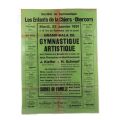 Poster for the Grand Gala de Gymnastique Artistique, January 1951, printed in Differdange