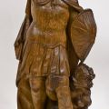 SAINT MICHEL in carved oak