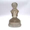 Buste de Léon XIII en cristal Baccarat, hauteur 14 cm, pièce rare