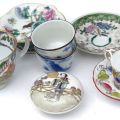 Chinese enameled porcelain set