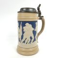 Chope ancienne Villeroy & Boch "Gymnastics" avec symboles 4F, vers 1900-1930