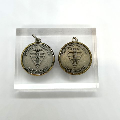 Médaille commémorative uniface du 20ème anniversaire du CHEV de Diekirch en bronze