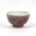 Bol en porcelaine couleur sang de boeuf, époque République, 7 x 11 cm