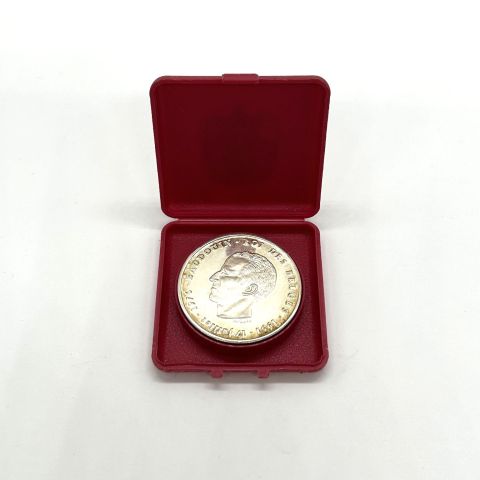 Pièce de 250 francs Baudouin Ier, 25e anniversaire, Belgique, qualité BU, 1976