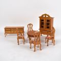 Miniaturmöbelset für Puppenhaus, Höhe 13 cm, guter Zustand