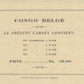 Rare carnet de timbres du Congo Belge, édition 1917, état impeccable malgré légère rouille