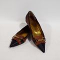 DOLCE GABBANA, Ballerines pointues en cuir