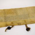 Parchemin du Seigneur de Bettembourg avec signatures, sceaux et écriture fanée