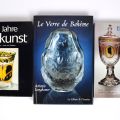 Trois ouvrages illustrés sur l'art du verre en français et allemand