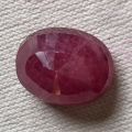 Natural translucent ruby, IGL&I certified, oval cut, 8.88 Ct