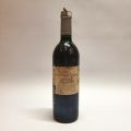 Bouteille Château Pontet-Chappaz 1989, Cru Bourgeois : étiquette abîmée, bon état général