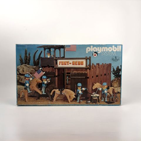Playmobil Fort Reno 3191, armée américaine, pièces manquantes, très bon état, 1974-1977