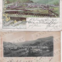 Deux cartes postales de Diekirch en 1897