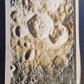Rare tirage argentique d'époque de la face cachée de la Lune par Nasa (Mission Lunar Orbiter 1)