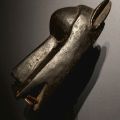Masque Bamana exceptionnel du Mali, hauteur 36 cm, société traditionnelle