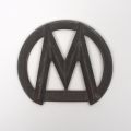 50's metal "M Automiesse" truck emblem for sale