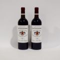 Lot von 2 Flaschen Château LA GAFFELIÈRE, 1er Grand Cru Classé de Saint-Émilion, Jahrgang 2008