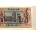 5 Reichsmark avec estampilles Schifflange, août 1942, état presque neuf