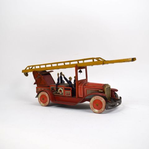 Camion de pompier TIPP CO. lithographié, années 1930