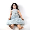 Große Porzellanpuppe La Georgienne de Limoges, 70 cm,