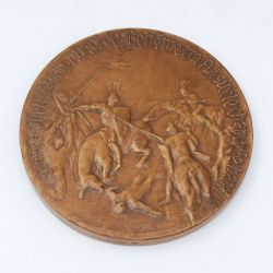 Médaille commémorative "Trépas de Jean l'Aveugle sur le champ de bataille de Crécy" (1978)